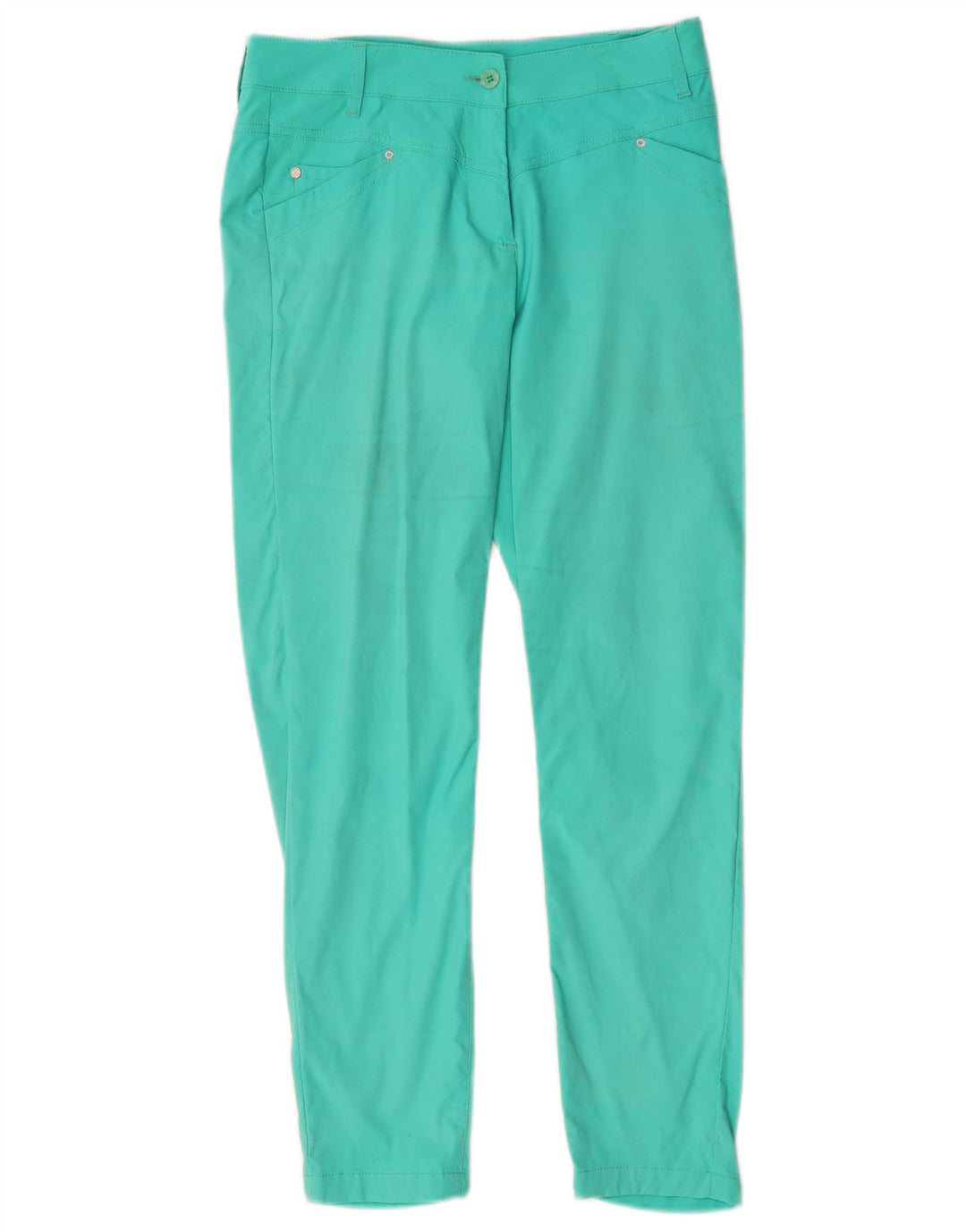 Chervo Γυναικείο Slim Casual Παντελόνι IT 42 Medium W30 L27 Turquoise