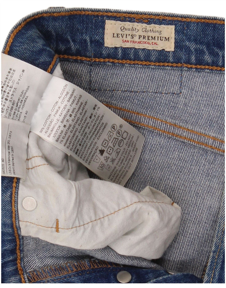 LEVI'S Ανδρικό τζιν 501 ίσιο W27 L30 Μπλε βαμβακερό