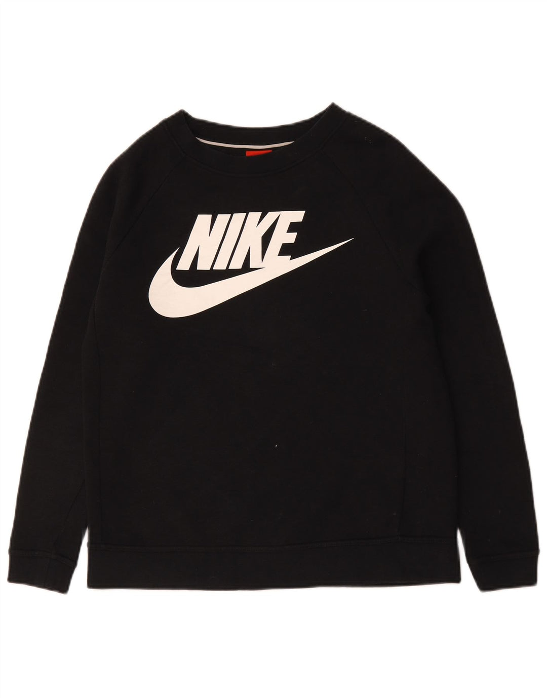 Γυναικεία γραφική μπλούζα υπερμεγέθη Nike Jumper UK 10 Μικρό μαύρο βαμβακερό
