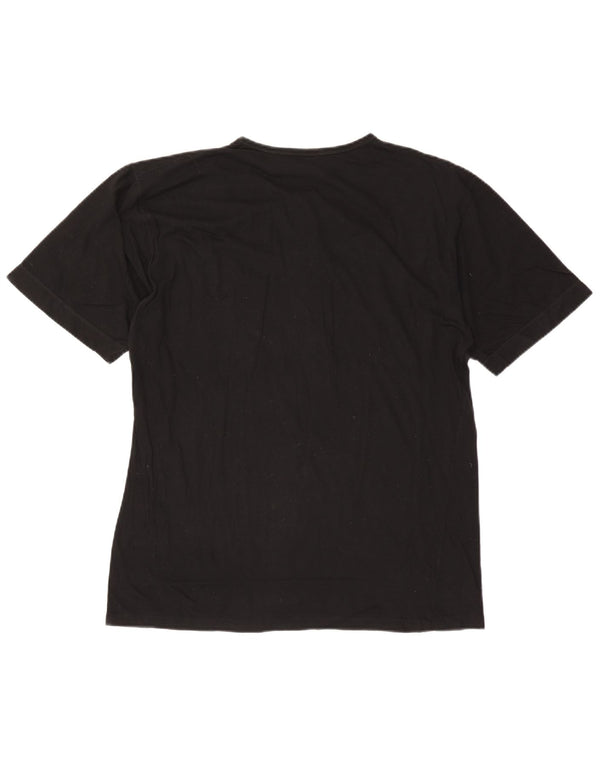 Fila Γυναικείο T-Shirt Top UK 14 Large Μαύρο