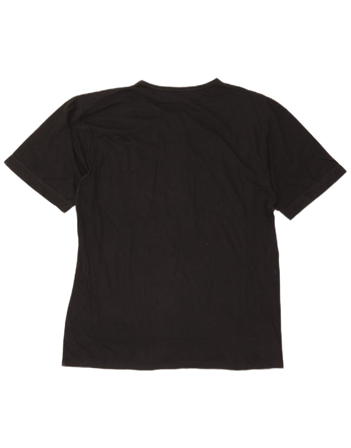 Fila Γυναικείο T-Shirt Top UK 14 Large Μαύρο