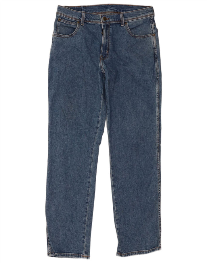 Ανδρικό τζιν Wrangler ίσιο W33 L32 Μπλε βαμβακερό