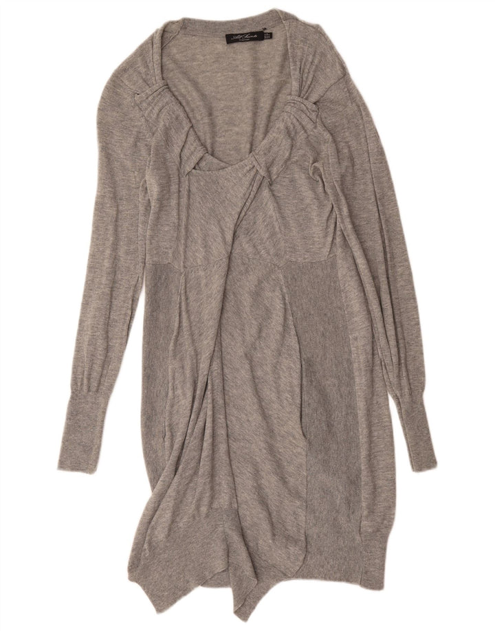 Γυναικείο μακρυμάνικο φόρεμα All Saints UK 12 Medium Grey Wool