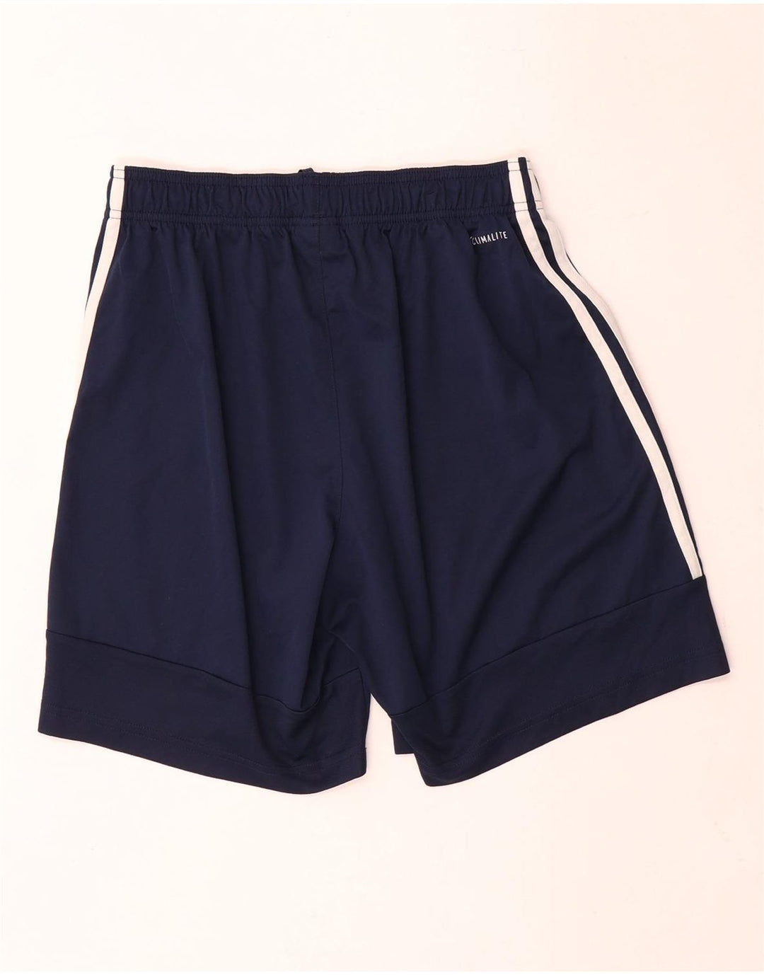 Ανδρικό αθλητικό σορτς Adidas Climalite από μεσαίο μπλε ναυτικό πολυεστέρα