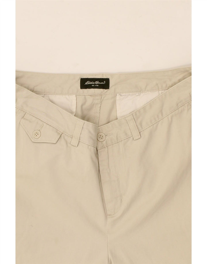 EDDIE BAUER Womens Chino Shorts W34 Large  Beige Vintage Eddie Bauer and Second-Hand Eddie Bauer from Messina Hembry 