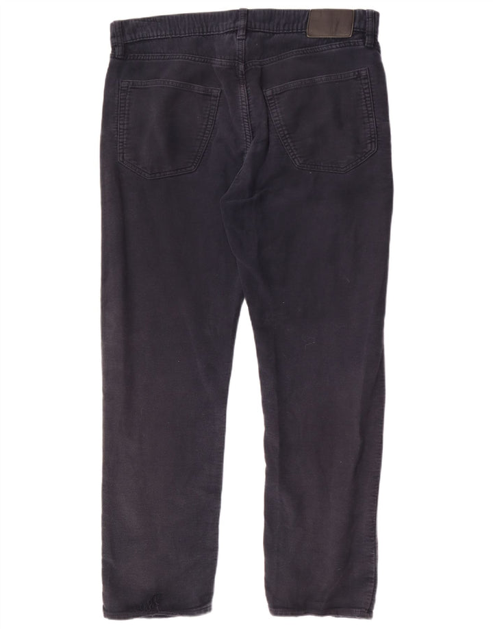 Ανδρικό καθημερινό παντελόνι Marks & Spencer W36 L29 Navy Blue Cotton