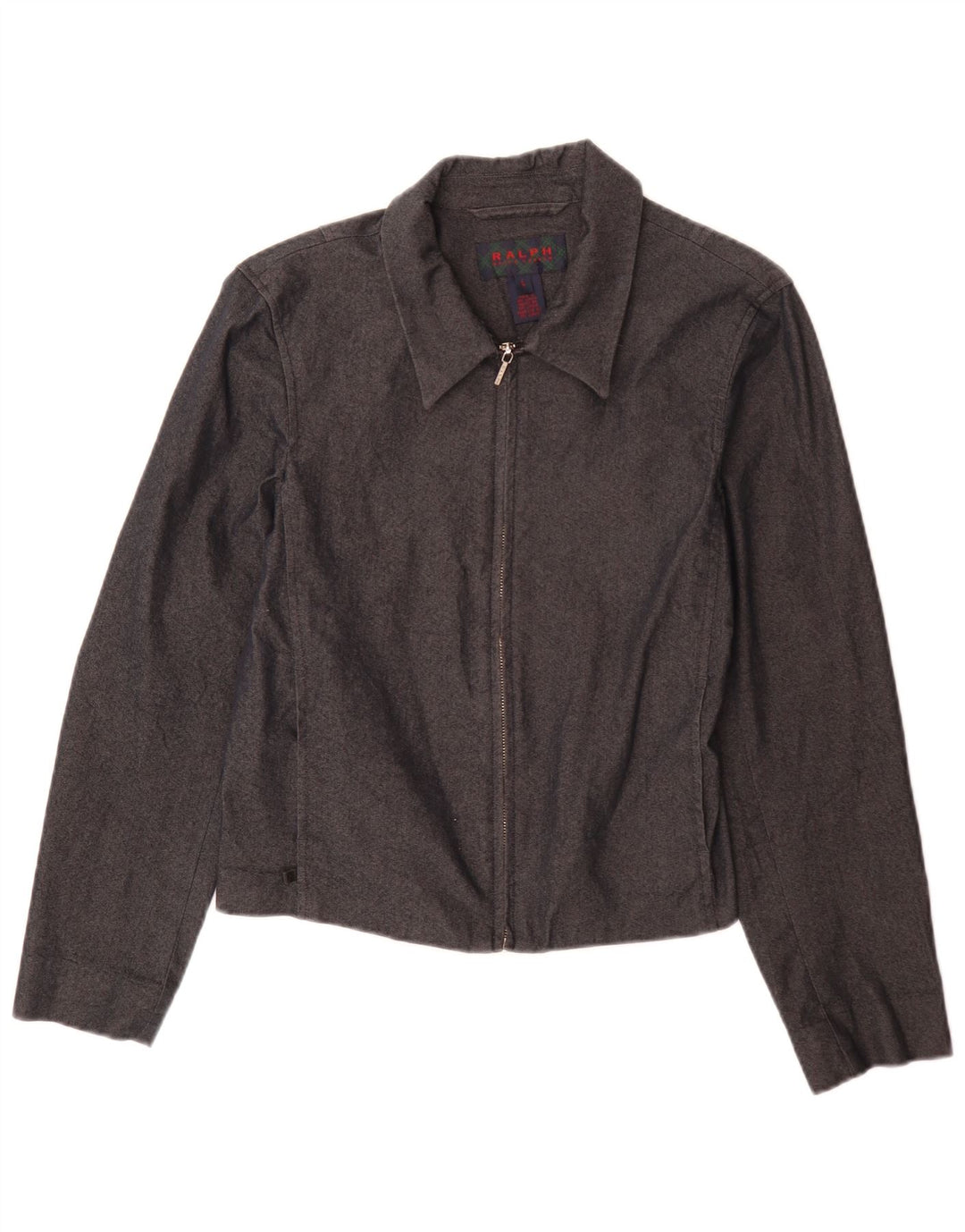 Ralph Lauren Γυναικείο Bomber Jacket UK 14 Large Grey Cotton