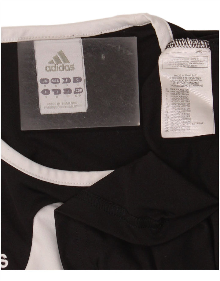 Ανδρικό T-Shirt Climalite ADIDAS Top Small Black Colourblock Polyester