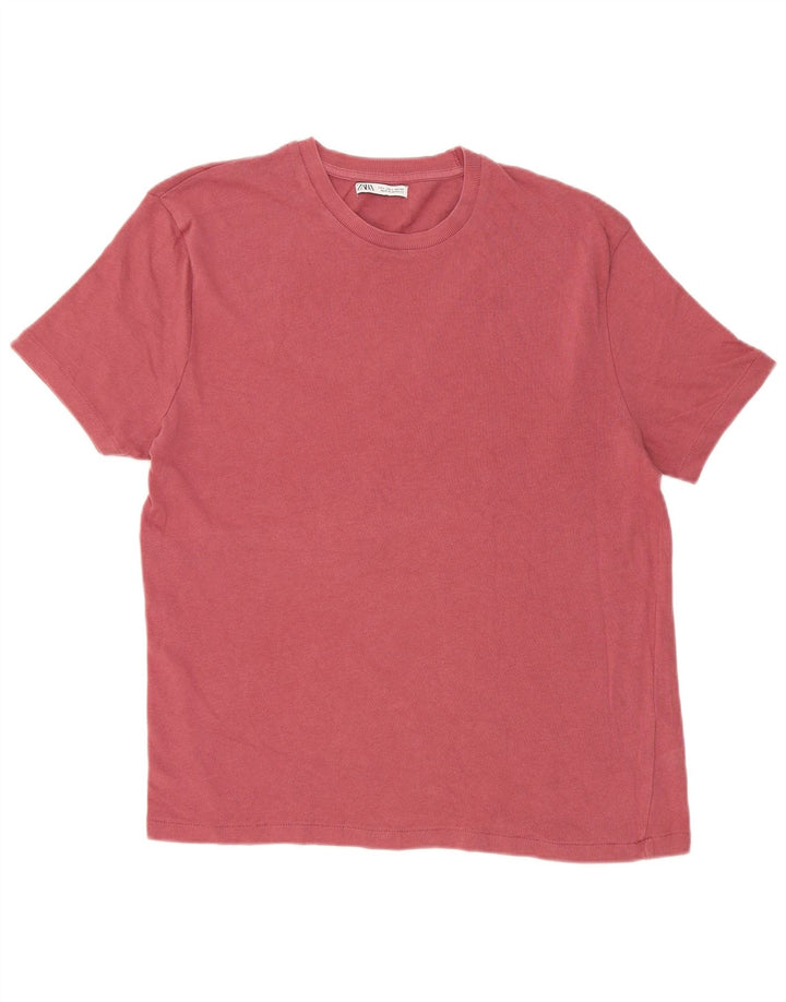 Ανδρικό T-Shirt Zara Top Large Pink