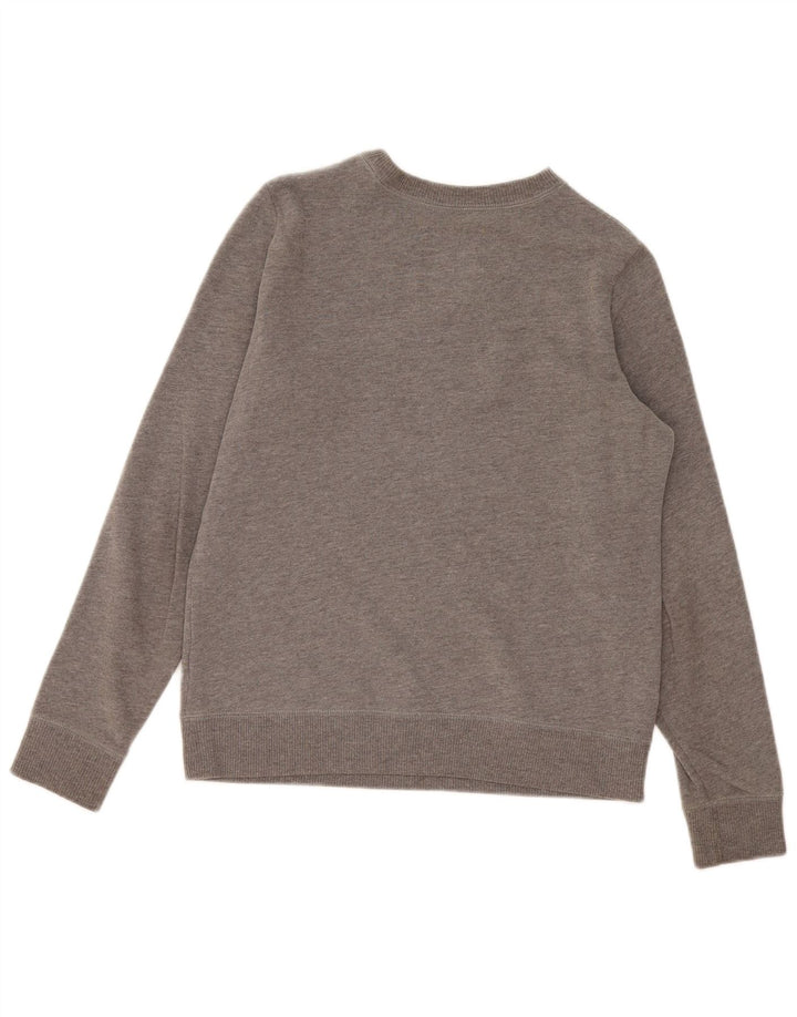 Ανδρικό γραφικό φούτερ Hollister Jumper Μικρό γκρι βαμβακερό