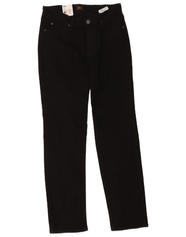 Lee Womens Marion Classic Fit Straight Jeans W31 L31 Μαύρο βαμβακερό