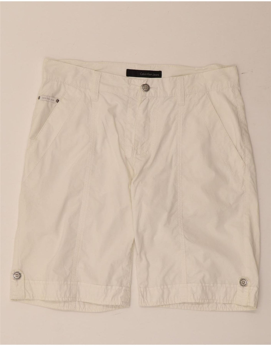Ανδρικό σορτς Chino Calvin Klein W32 σε μεσαίο λευκό