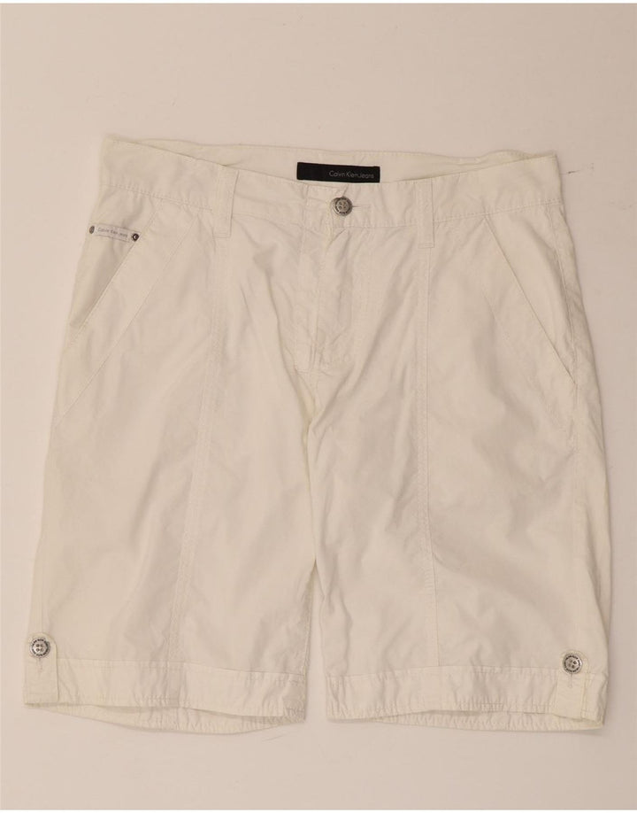 Ανδρικό σορτς Chino Calvin Klein W32 σε μεσαίο λευκό
