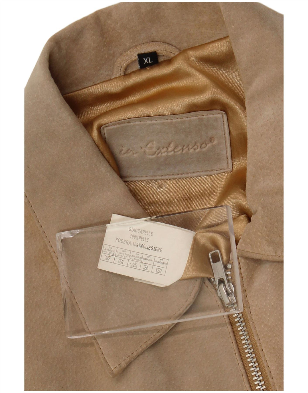 Σε Extenso Γυναικείο Σουέντ Μπουφάν UK 18 XL Beige Leather