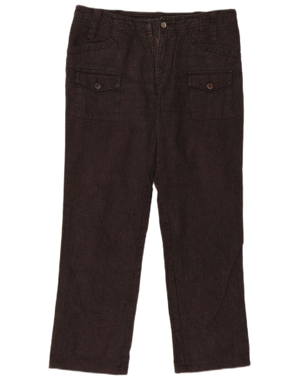 ELLESSE Γυναικείο ίσιο παντελόνι Cargo IT 44 Medium W32 L28 Grey Pinstripe