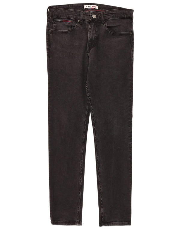 TOMMY HILFIGER Mens Austin Slim Jeans  W32 L32 Black Cotton