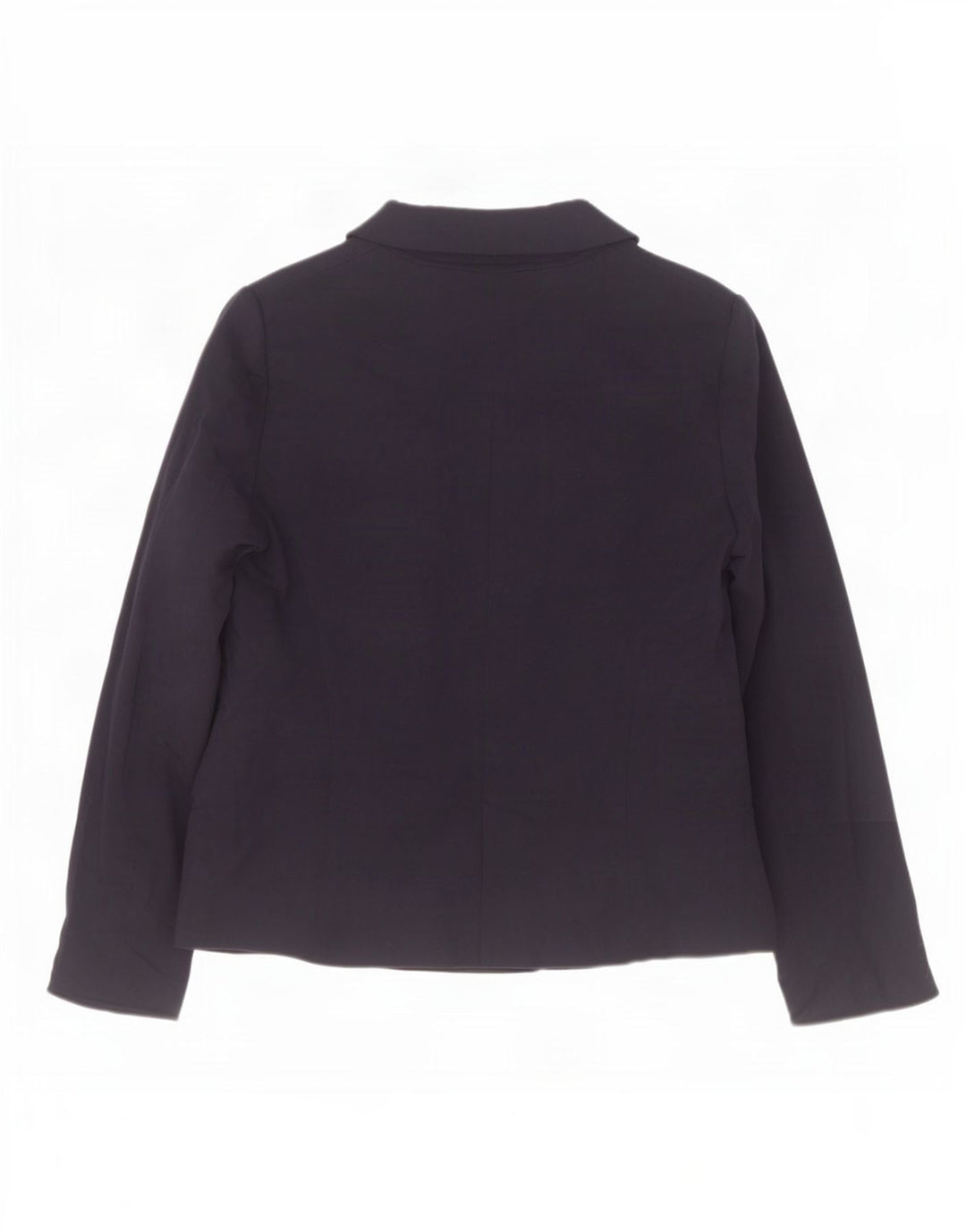 Zara Γυναικείο Μπουφάν 1 Κουμπί Blazer UK 18 XL Navy Blue Viscose