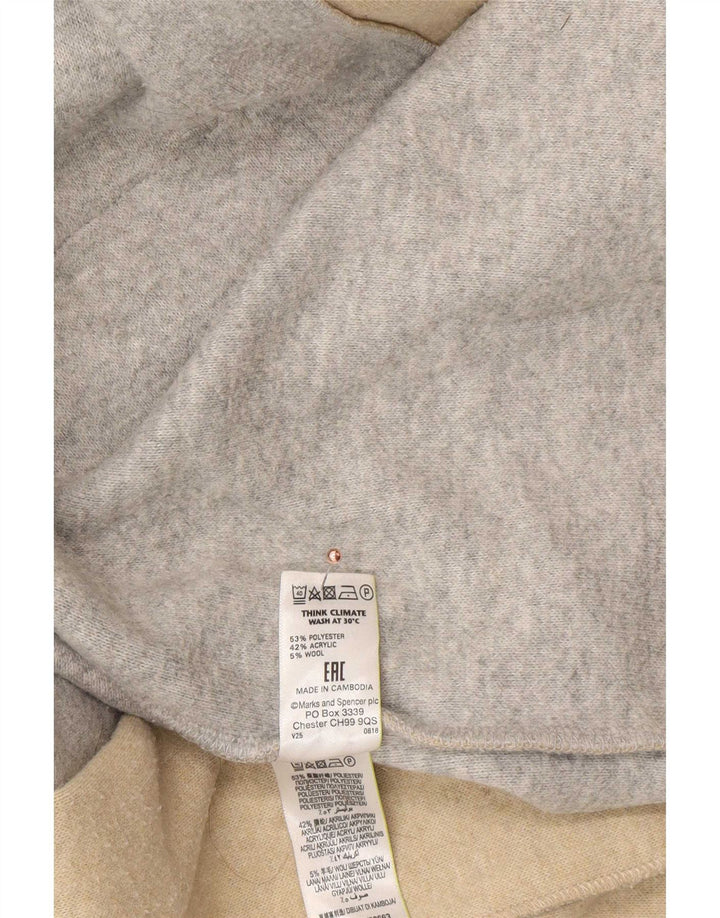 Γυναικείο ανοιχτό πανωφόρι Marks & Spencer UK 14 Medium Grey Polyester