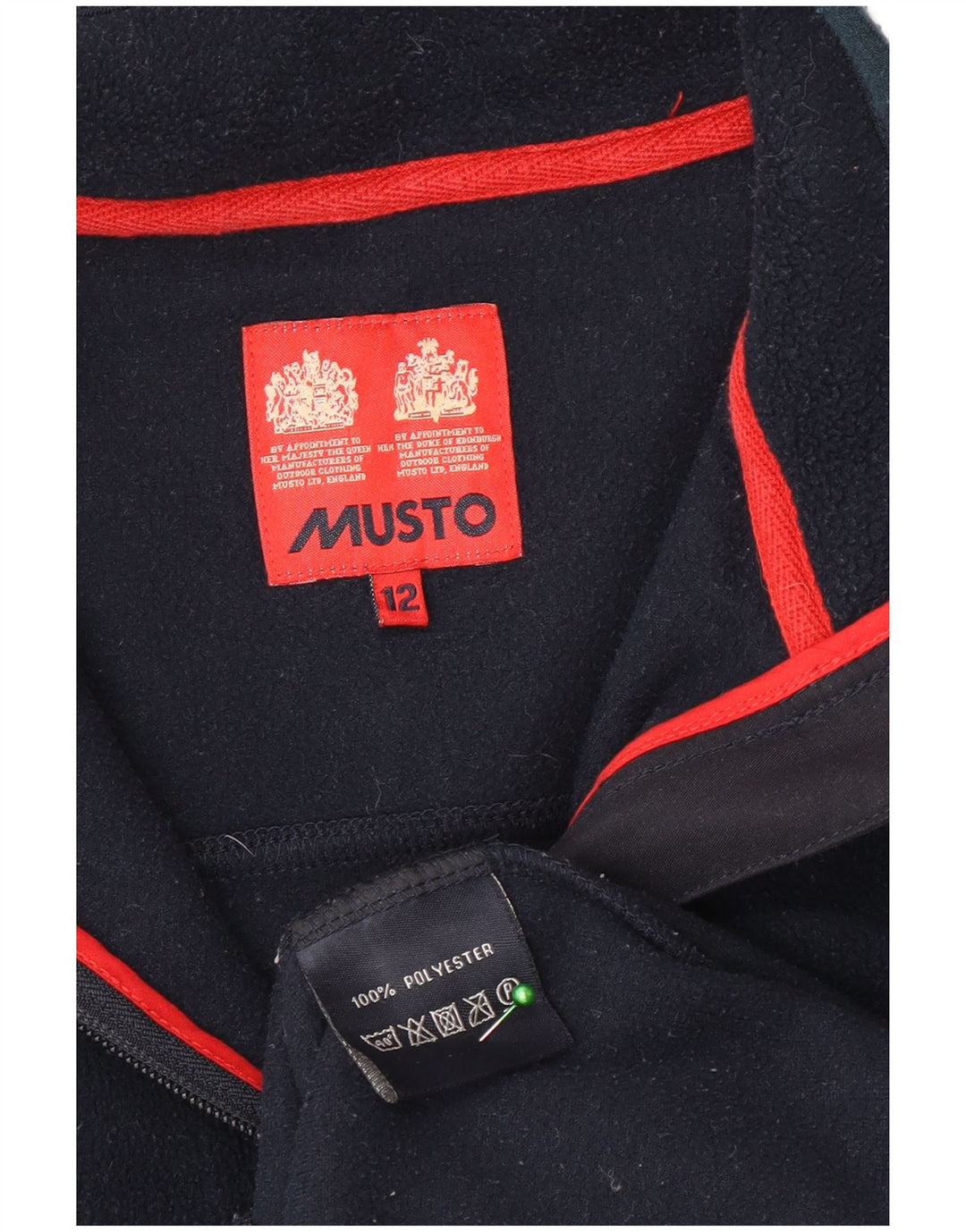 Musto Γυναικείο Fleece Jacket UK 12 Medium Navy Blue Polyester