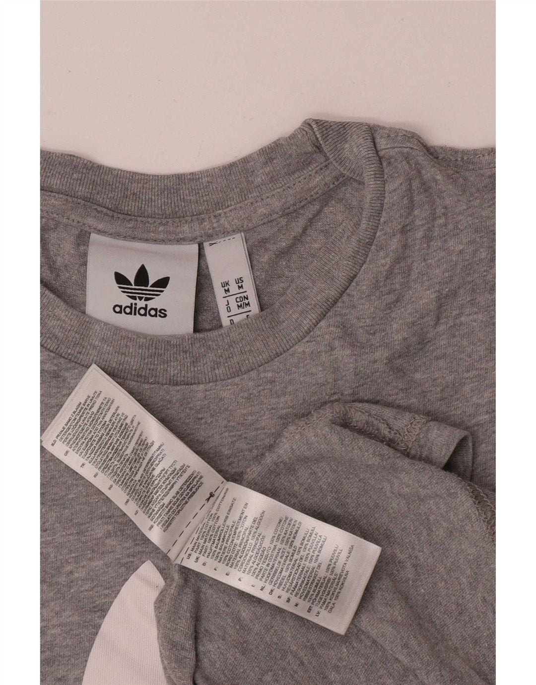 Ανδρικό γραφικό T-Shirt Adidas Top Μεσαίο γκρι βαμβακερό