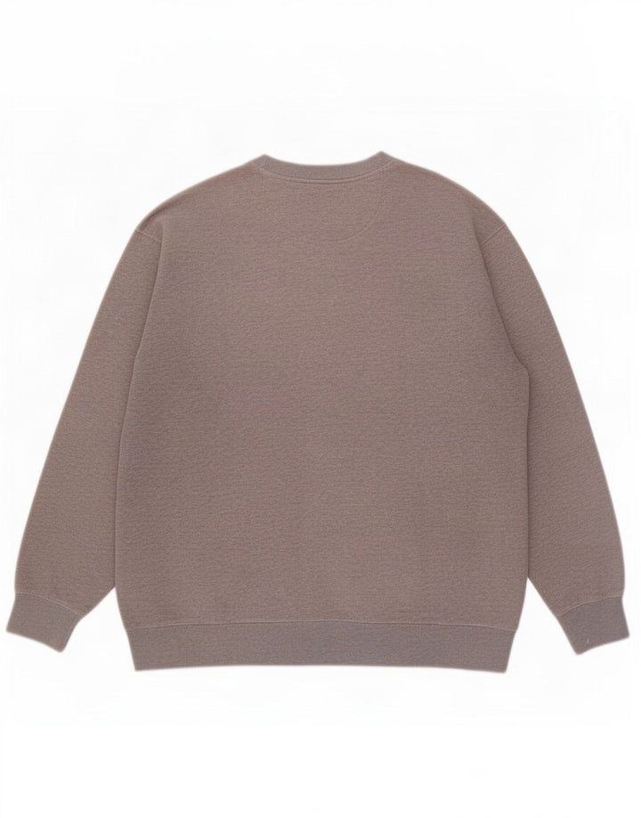 Marks & Spencer Ανδρικό Φούτερ Μπλε Harbor Jumper Medium Grey Cotton
