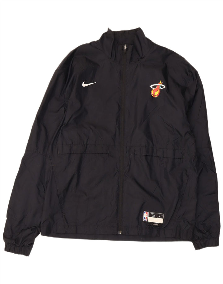 Ανδρική αθλητική φόρμα Nike Miami Heat Top Jacket Medium Black Colorblock Nylon