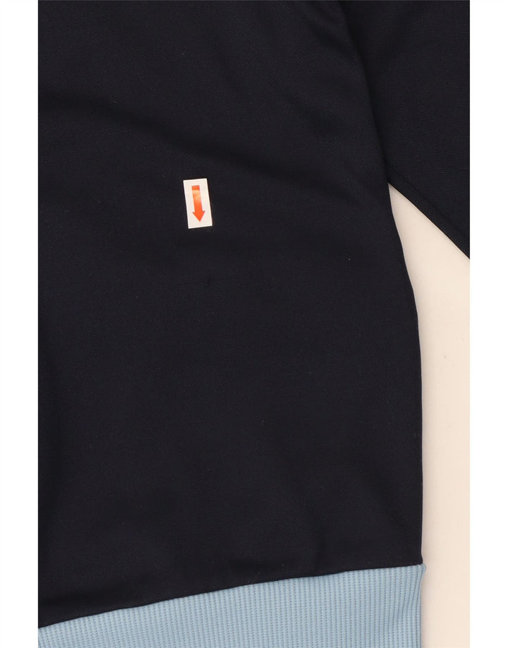 Γυναικεία αθλητική φόρμα Adidas Top Jacket UK 12 Medium Navy Blue Colourblock