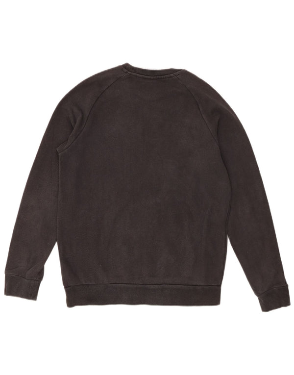 Γραφικό Φούτερ Adidas Boys Jumper 13-14 ετών Μαύρο βαμβακερό