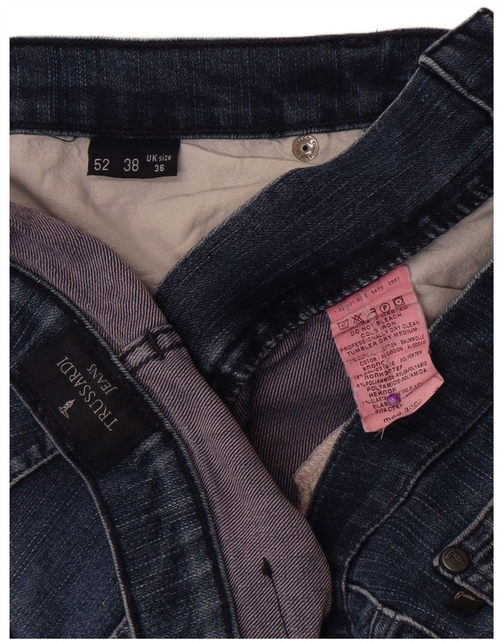 Ανδρικό τζιν Trussardi ίσιο W36 L32 Μπλε βαμβακερό