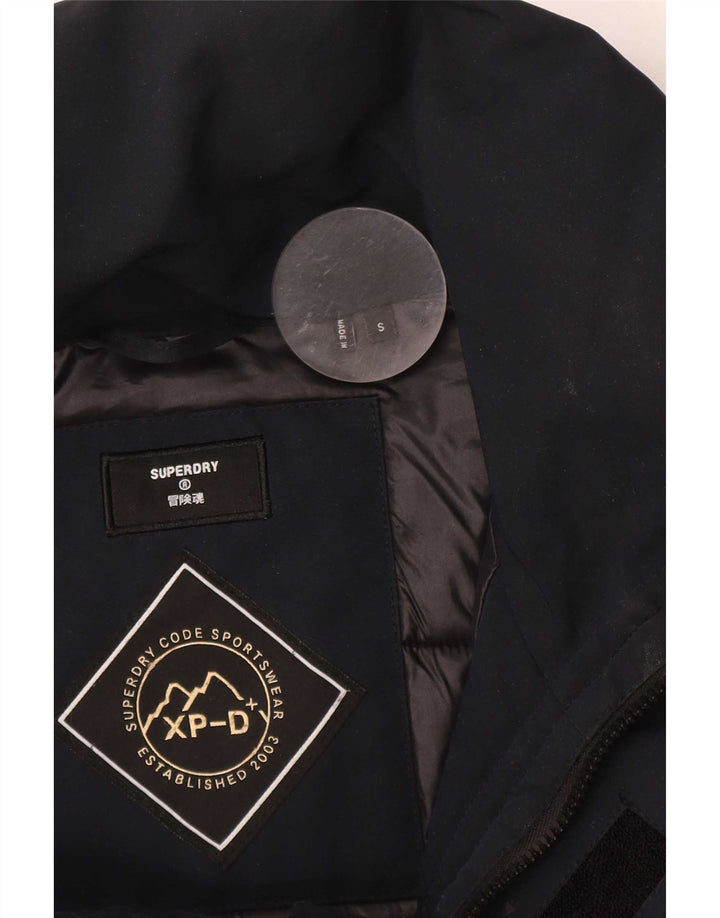 Ανδρικό παλτό Superdry Windbreaker UK 36 Small Navy Blue
