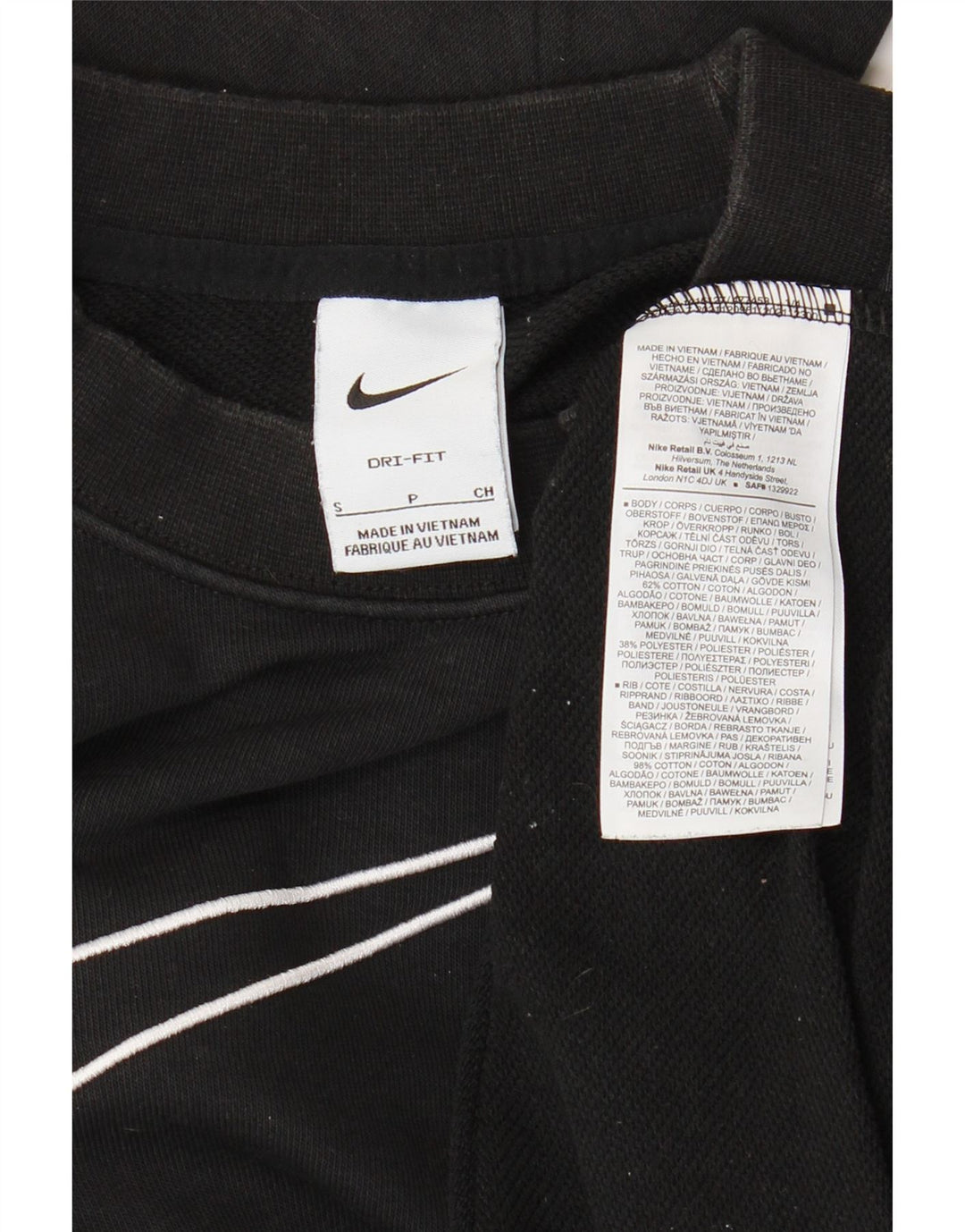 Γραφικό φούτερ NIKE Ανδρικό Dri Fit Loose Fit Jumper Small Black