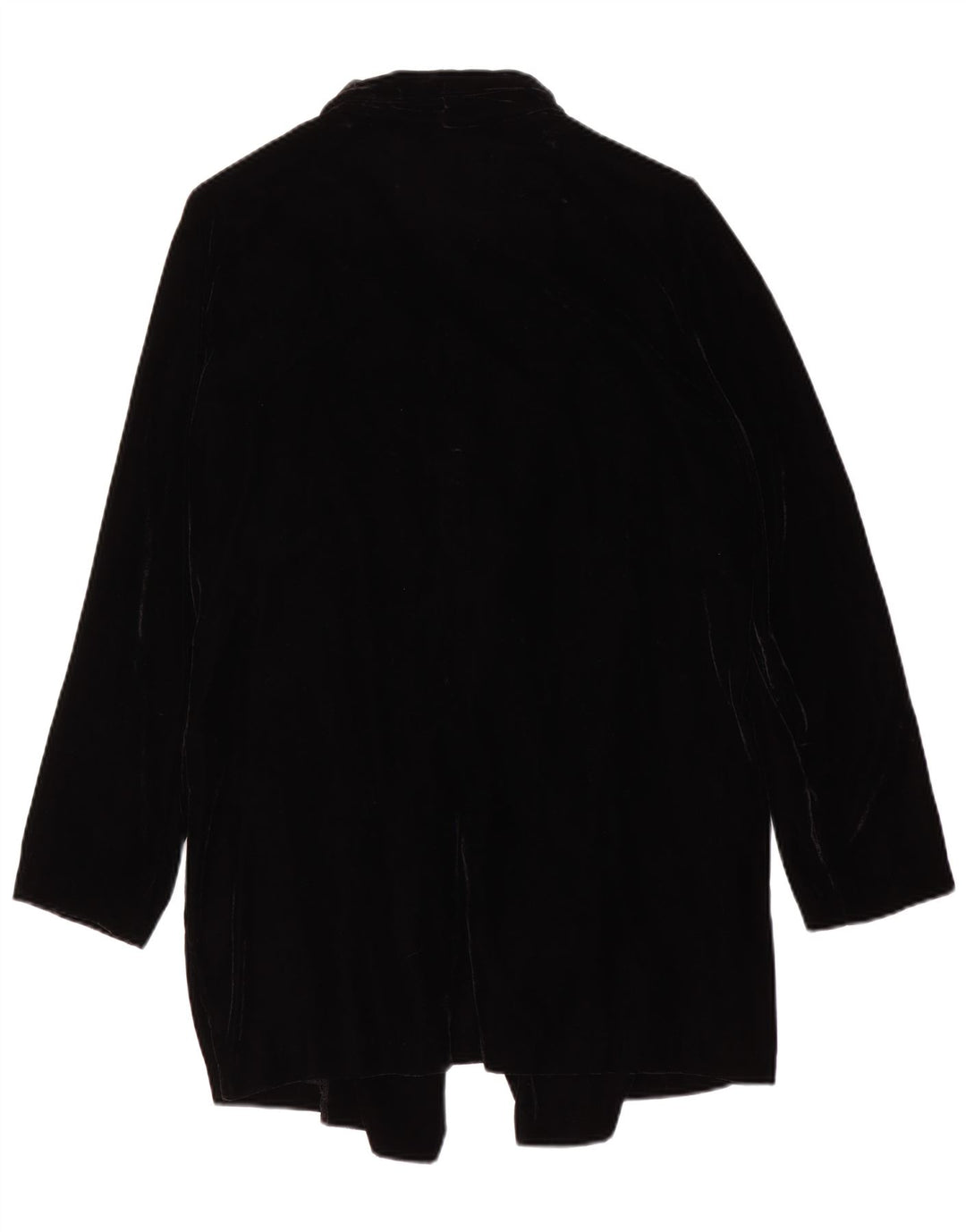 Sasha Γυναικείο Open Velor Blazer Jacket UK 14 Large Black Viscose