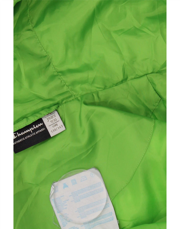 Champion Boys Hooded Gilet Gilet 9-10 Years Green Polyester