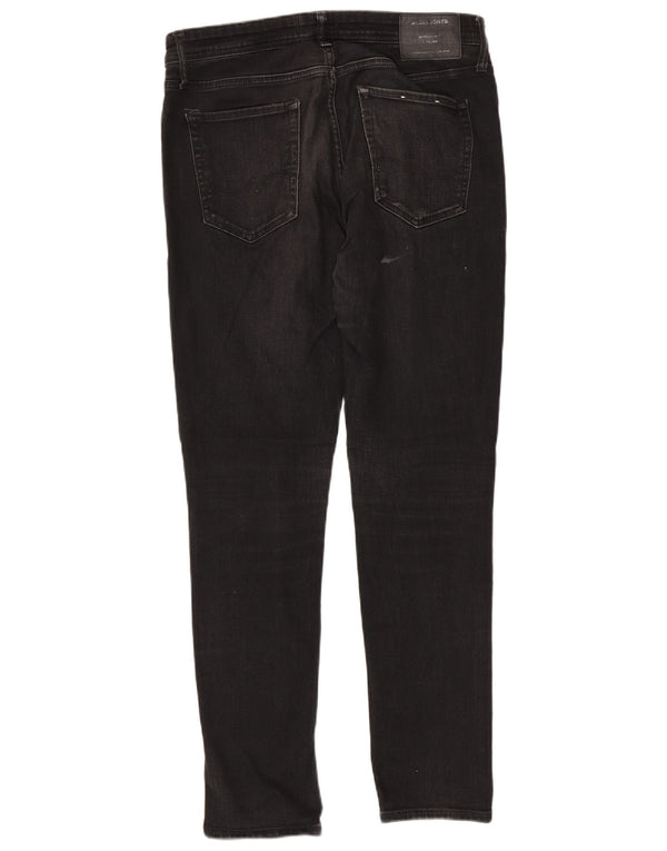 Jack & Jones Ανδρικό GLENN Slim Jeans W32 L32 Μαύρο βαμβακερό
