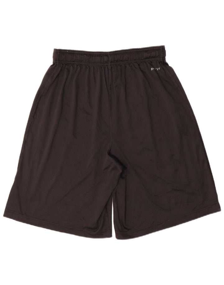 Γραφικό αθλητικό σορτς Nike ανδρικό Dri Fit, μεσαίο μαύρο πολυεστέρα