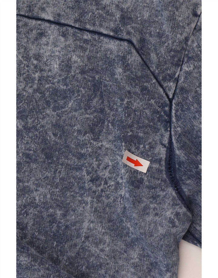 Ανδρικό γραφικό φούτερ Calvin Klein Jeans, μεσαίο μπλε βαμβακερό