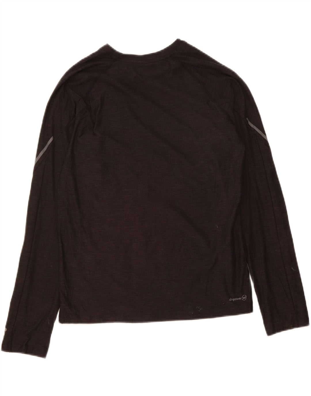 RUSSELL ATHLETIC Boys Top Long Sleeve 14-15 Years XL Black Polyester