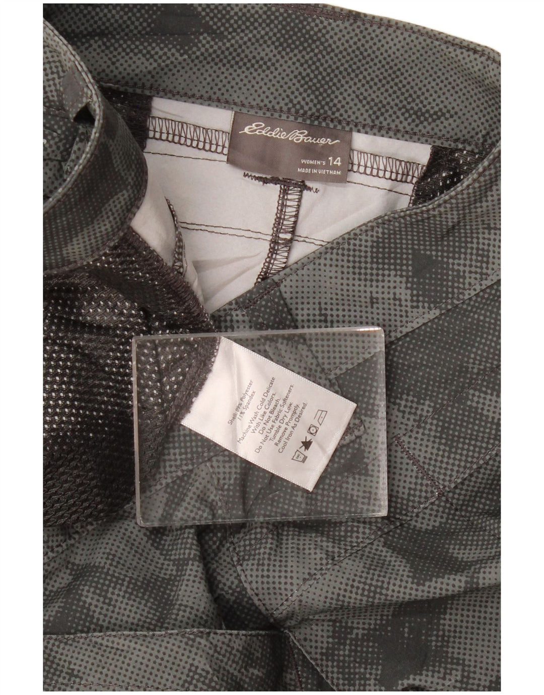 Eddie Bauer Γυναικείο παντελόνι Capri Cargo US 14 XL W38 L21 Γκρι παραλλαγή