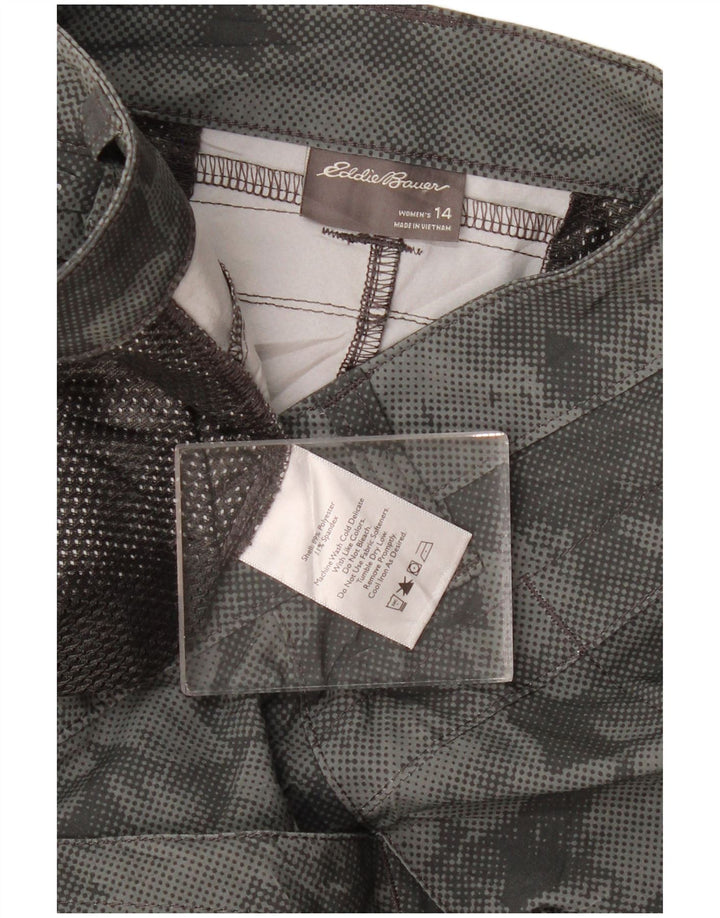 Eddie Bauer Γυναικείο παντελόνι Capri Cargo US 14 XL W38 L21 Γκρι παραλλαγή