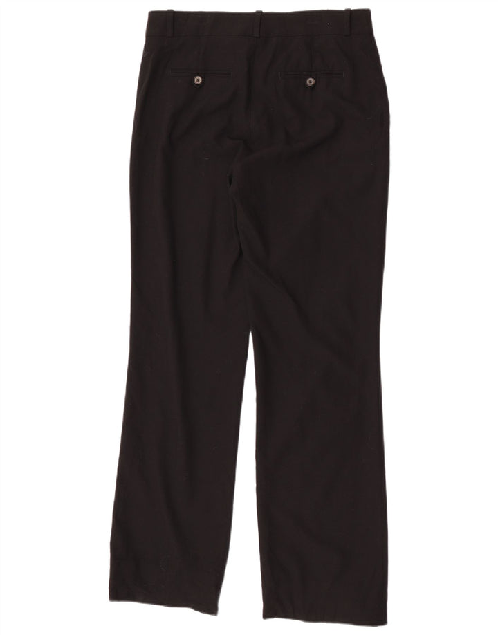 Zara Γυναικείο ίσιο παντελόνι Chino EU 38 Small W28 L31 μαύρο πολυεστέρα