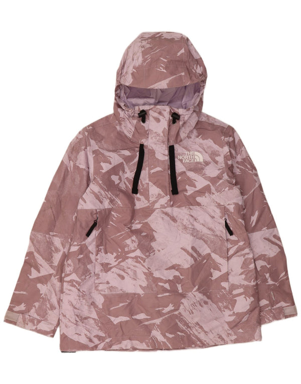 The North Face γυναικεία κουκούλα Anorak Rain Jacket UK 18 XL Purple Camouflage