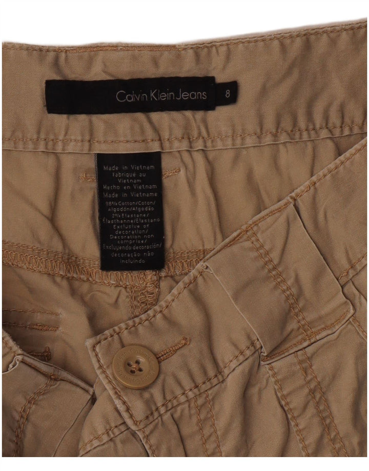 Γυναικείο casual σορτς Calvin Klein Jeans US 8 Medium W30 Beige Classic