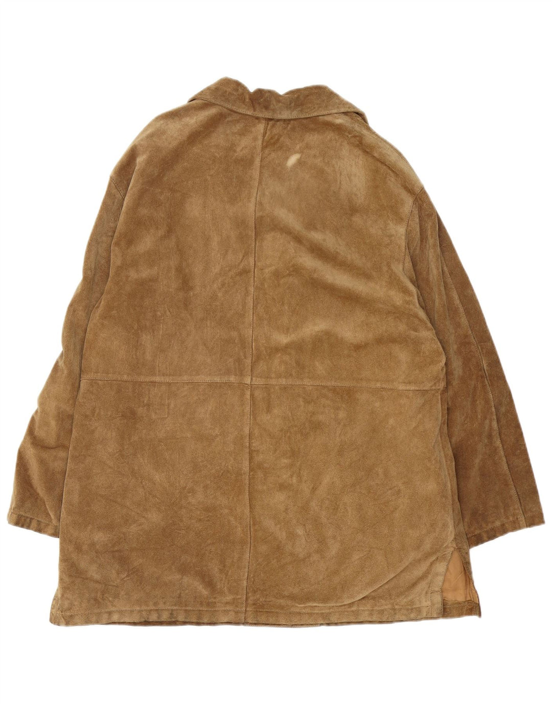 Vintage Γυναικείο Loose Fit Suede Jacket UK 14 Medium Brown