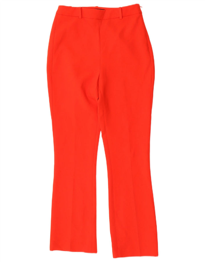 Zara Γυναικείο Bootcut Casual Παντελόνι Small W26 L29 Red Polyester
