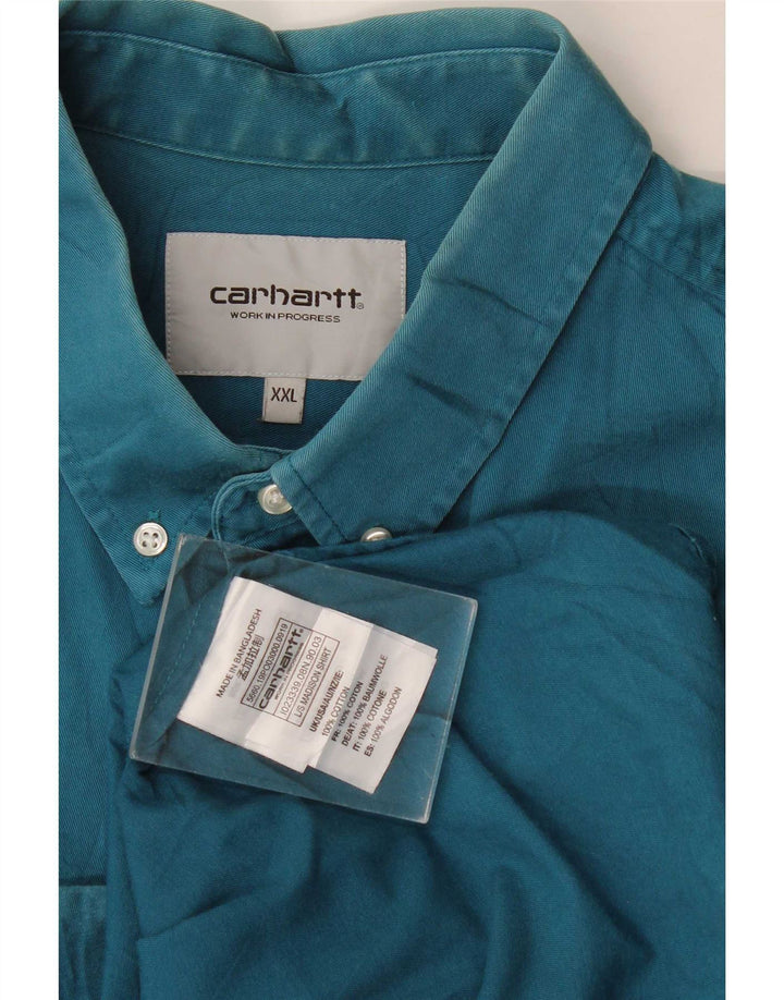 Ανδρικό πουκάμισο Carhartt 2XL Μπλε βαμβακερό