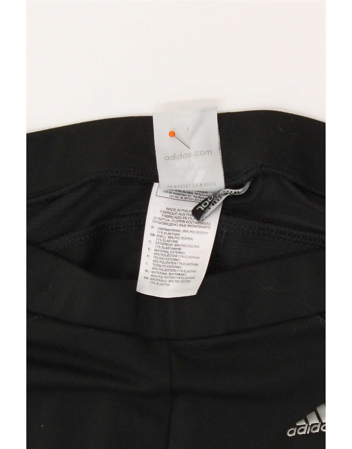 Γυναικεία Adidas Climacool Capri leggings UK 12 Medium Black Polyester