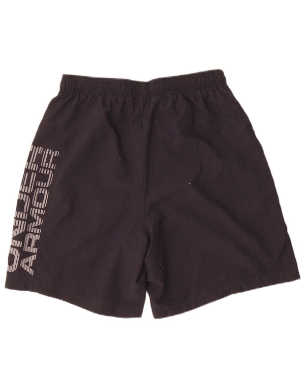 Ανδρικό γραφικό αθλητικό σορτς Under Armour Heat Gear, μεσαίο μαύρο