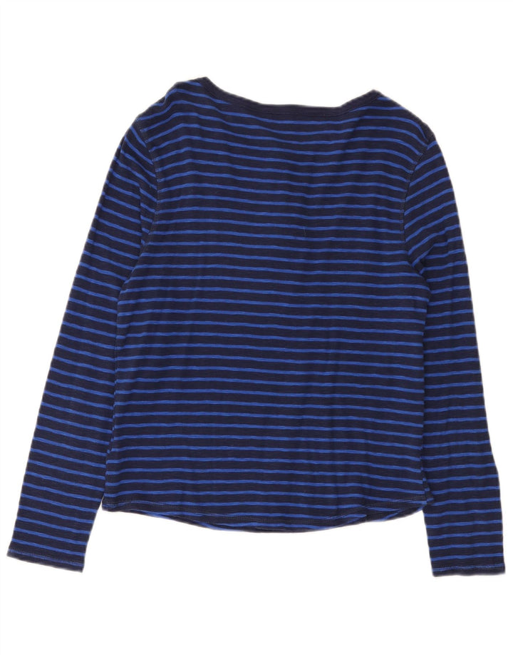Marks & Spencer Γυναικεία μπλούζα μακρυμάνικη UK 14 Medium Navy Blue ριγέ