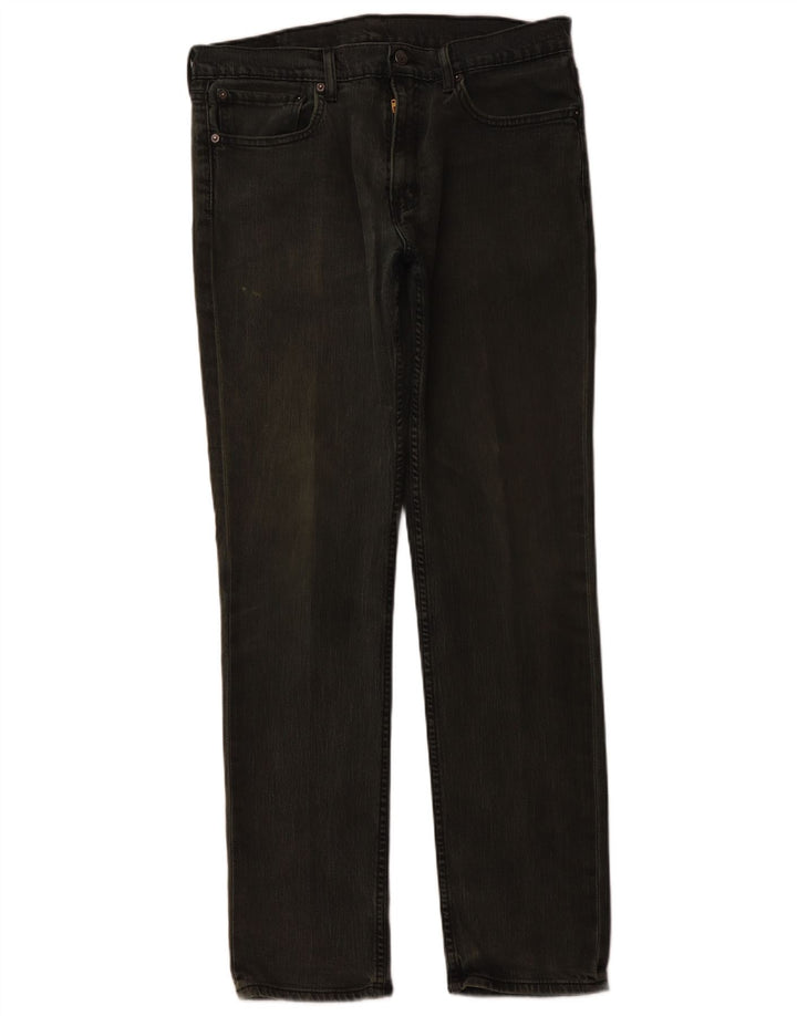 Ανδρικό τζιν LEVI'S ίσιο W36 L34 Πράσινο βαμβακερό