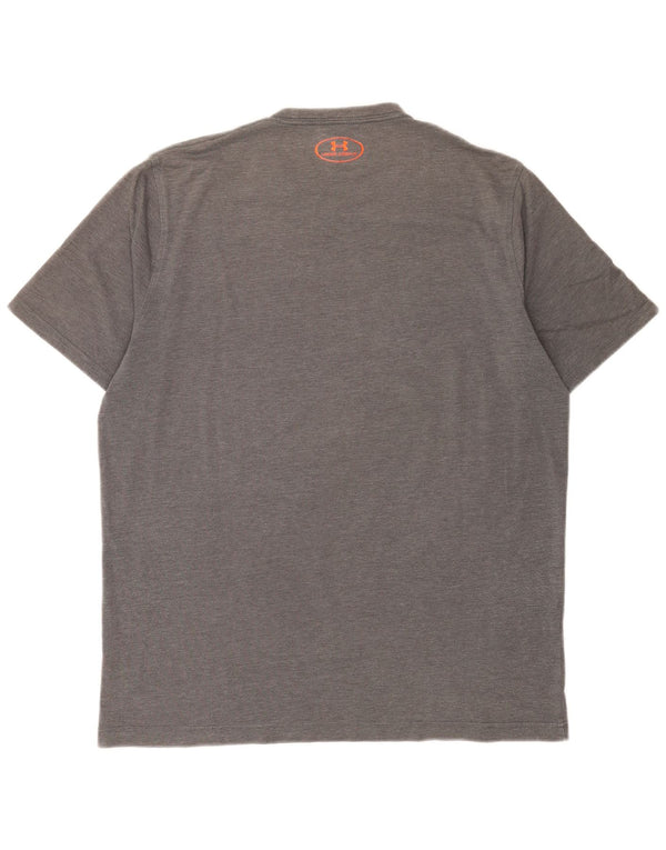 Under Armour Ανδρικό Heat Gear Graphic T-Shirt Top Large Grey